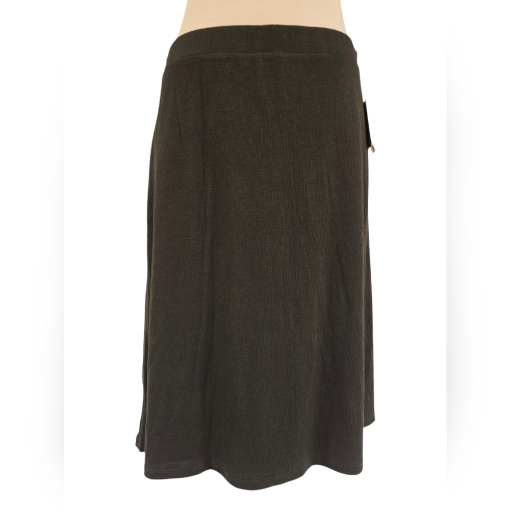 NWT 14th & Union Hunter Green Midi Skirt Size MP